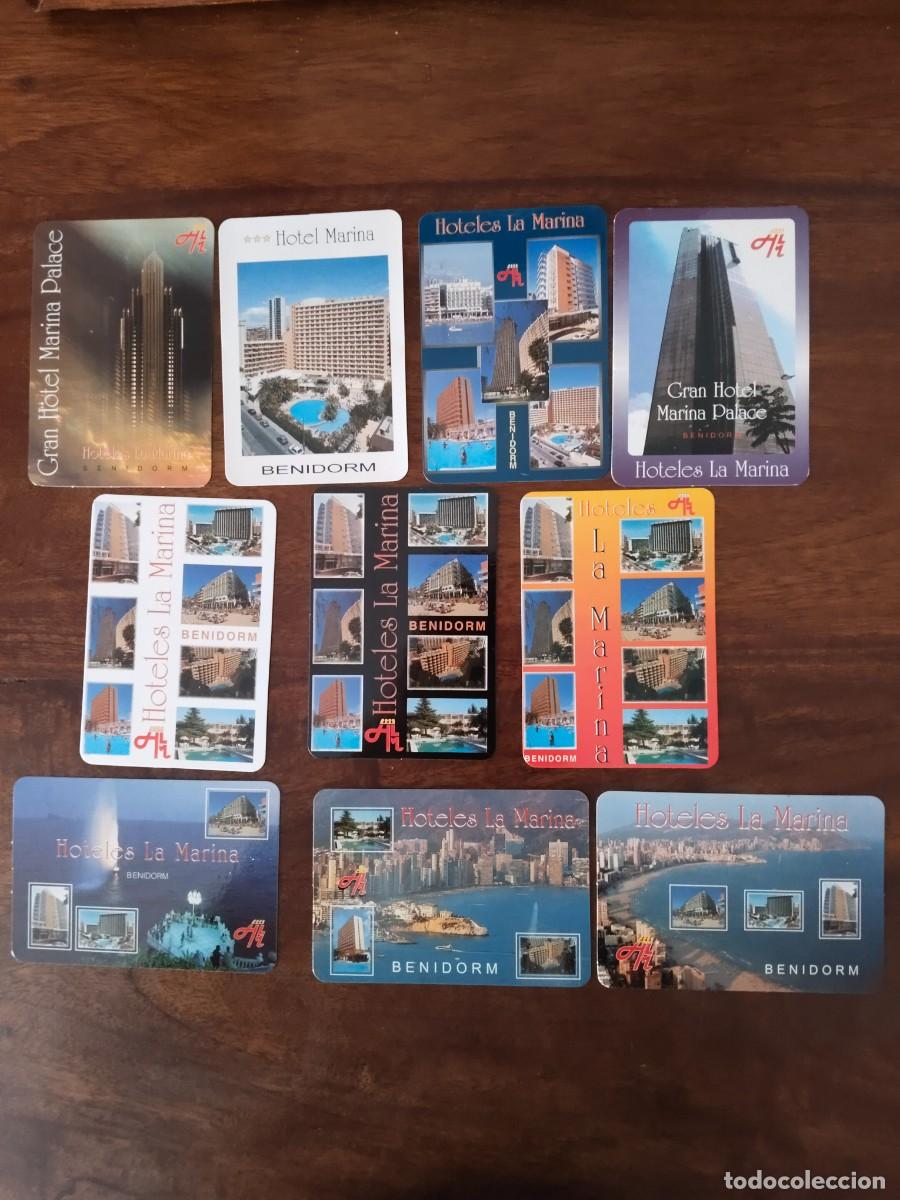 Coleccionismo calendarios: 10 Calendarios de Hoteles La Marina de Benidorm.