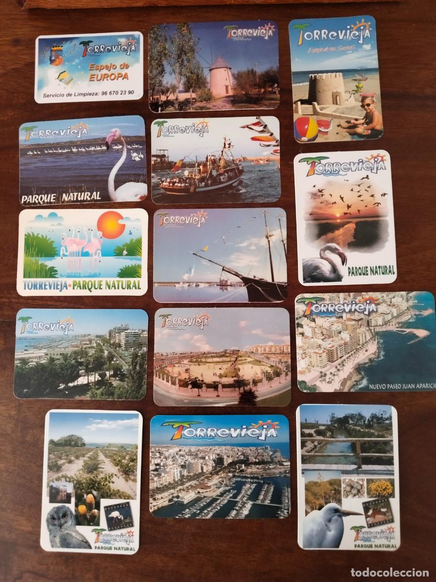Coleccionismo calendarios: 14 calendarios de Torrevieja. Ver.
