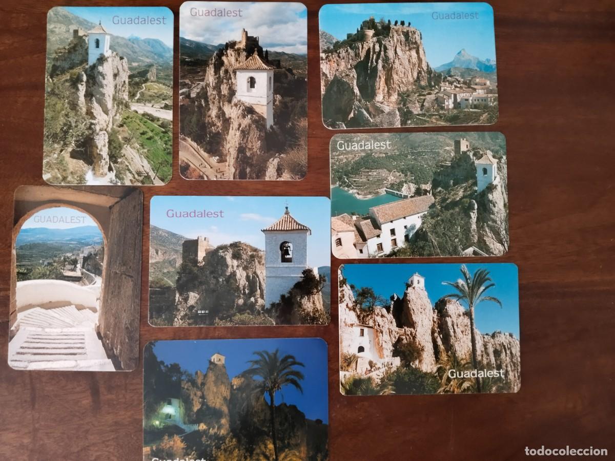 Coleccionismo calendarios: 8 calendarios de Guadalest, Alicante.