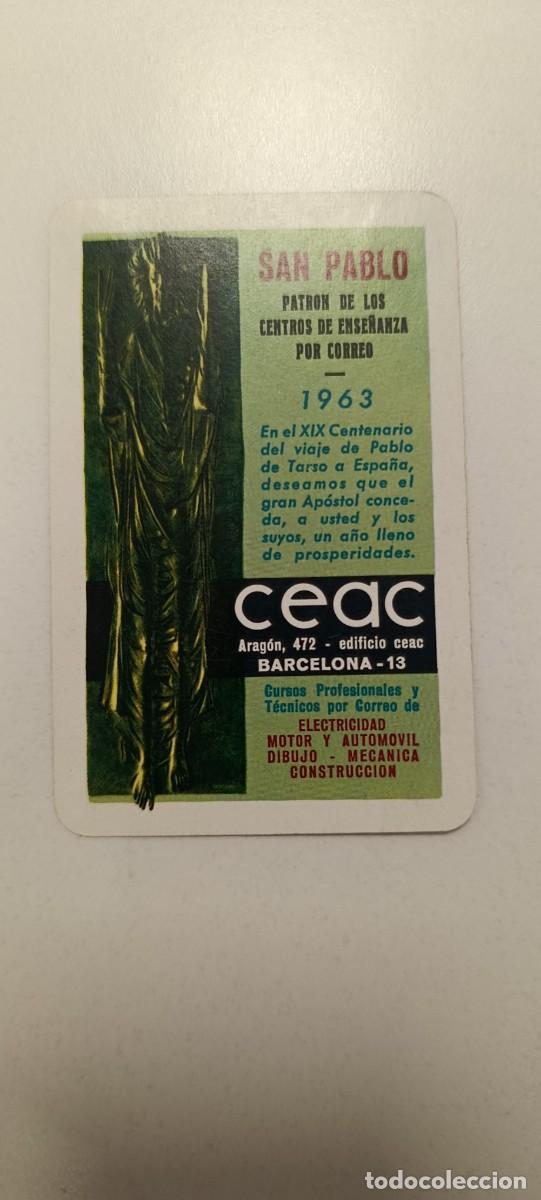 Colecionismo Calend&aacute;rios: CALENDARIO FOURNIER A&Ntilde;O 1963