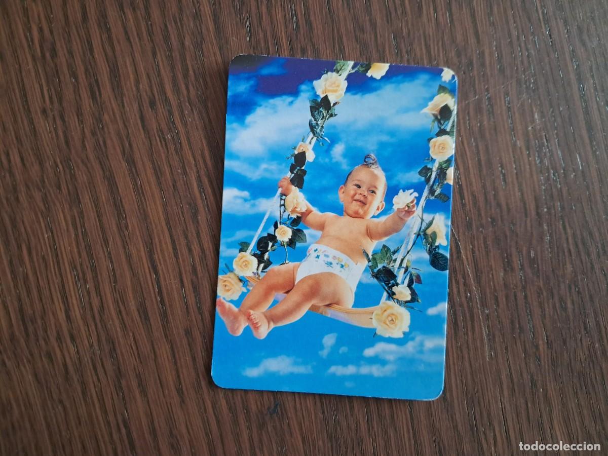 Coleccionismo calendarios: calendario de serie L-177, ni&ntilde;o con pa&ntilde;al columpi&aacute;ndose, a&ntilde;o 2000.