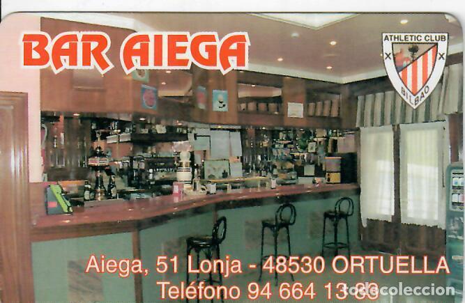 Coleccionismo calendarios: CALENDARIO DE PUBLICIDAD F&Uacute;TBOL - A&Ntilde;O 2001 - BAR AIEGA - ORTUELLA - ATHLETIC CLUB DE BILBAO