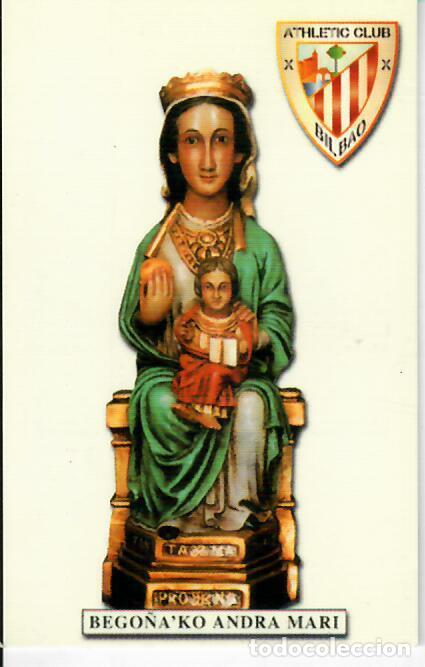 Coleccionismo calendarios: CALENDARIO DE PUBLICIDAD F&Uacute;TBOL - A&Ntilde;O 2001 - VIRGEN DE BEGO&Ntilde;A - ATHLETIC DE BILBAO