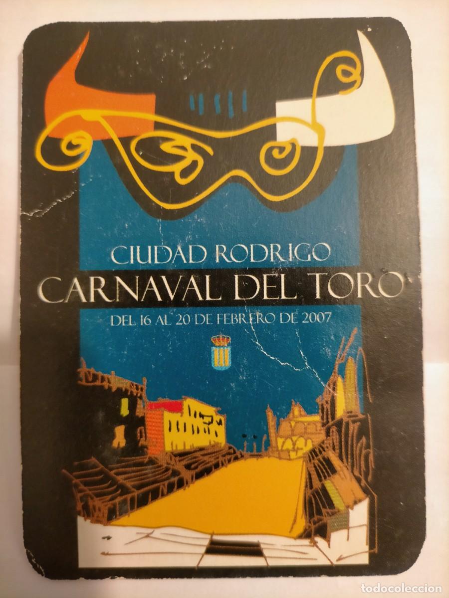 Coleccionismo calendarios: Calendario carnaval del toro ciudad Rodrigo