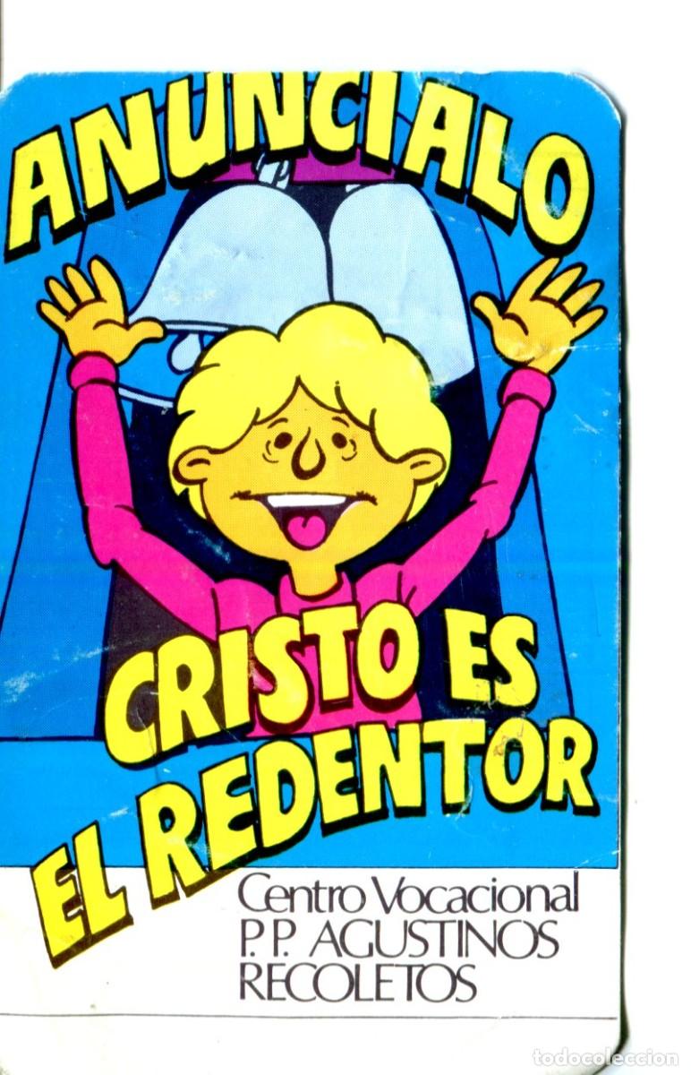 Coleccionismo calendarios: Calendario 1985 PP AGUSTINOS RECOLETOS (Cristo es el Redentor) ANUNCIALO RELIGIOSO