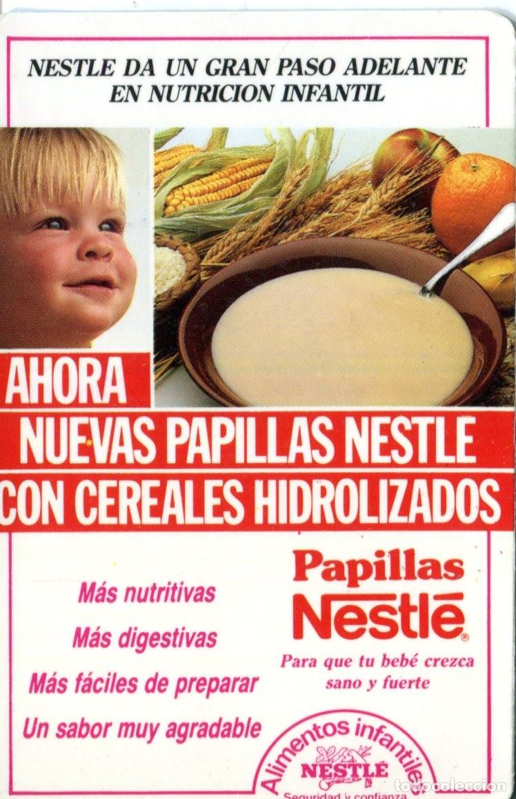 Collectionnisme Calendriers: CALENDARIO DE BOLSILLO PUBLICITARIO A&Ntilde;O 1986 ALIMENTACI&Oacute;N - PAPILLAS NESTLE - VER FOTO REVERSO