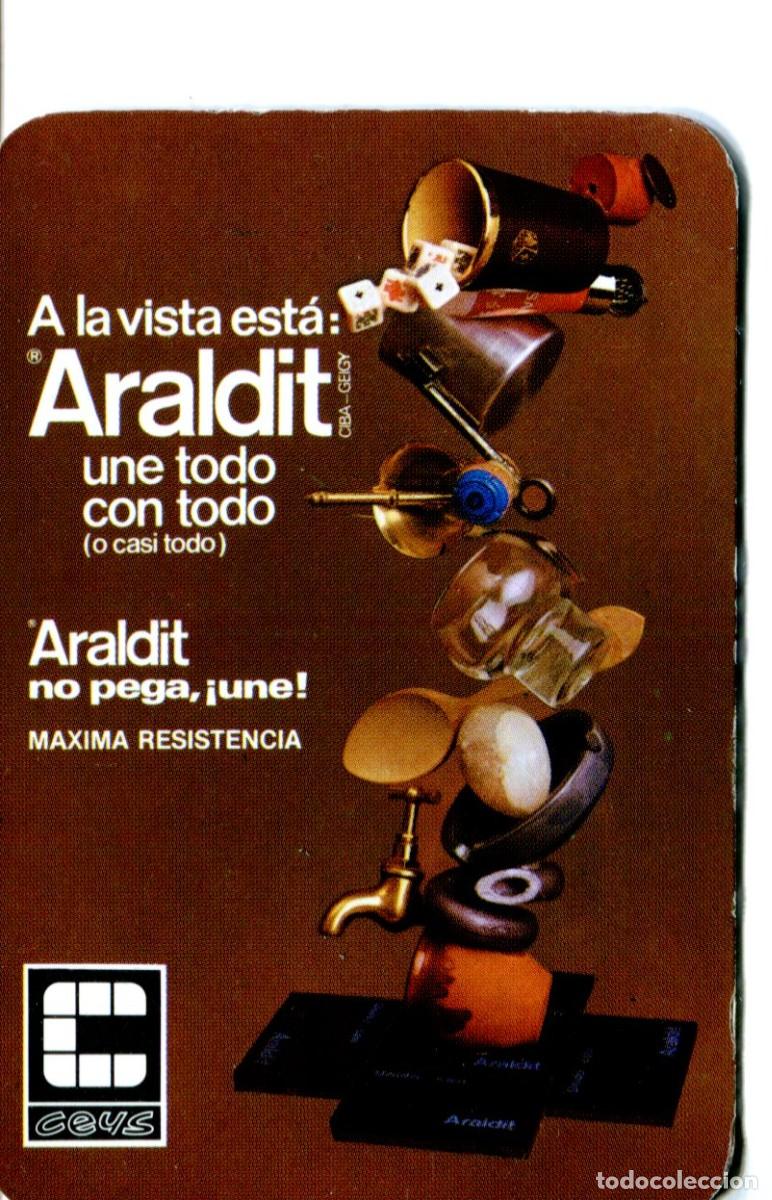 Collectionnisme Calendriers: CALENDARIO PUBLICITARIO - PEGAMENTO ARALDIT - PRODUCTOS DE BRICOLAGE A&Ntilde;O 1981 - VER FOTOS