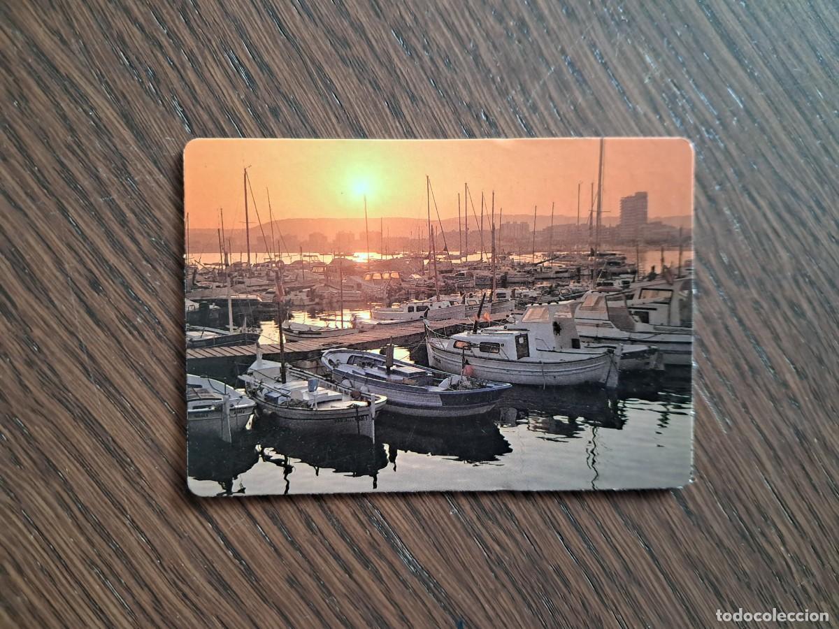 Coleccionismo calendarios: calendario de serie WCB n&ordm; 246, atardecer en puerto deportivo, a&ntilde;o 2002. en catal&aacute;n.