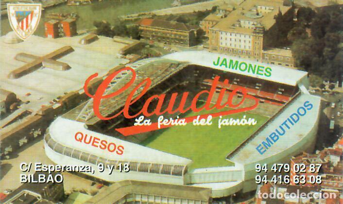 Coleccionismo calendarios: CALENDARIO DE PUBLICIDAD F&Uacute;TBOL - A&Ntilde;O 2001 - SAN MAM&Eacute;S - ATHLETIC DE BILBAO