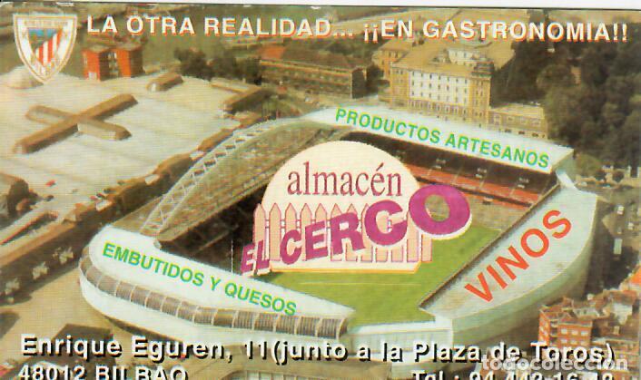 Coleccionismo calendarios: CALENDARIO DE PUBLICIDAD F&Uacute;TBOL - A&Ntilde;O 2001 - SAN MAM&Eacute;S - ATHLETIC DE BILBAO