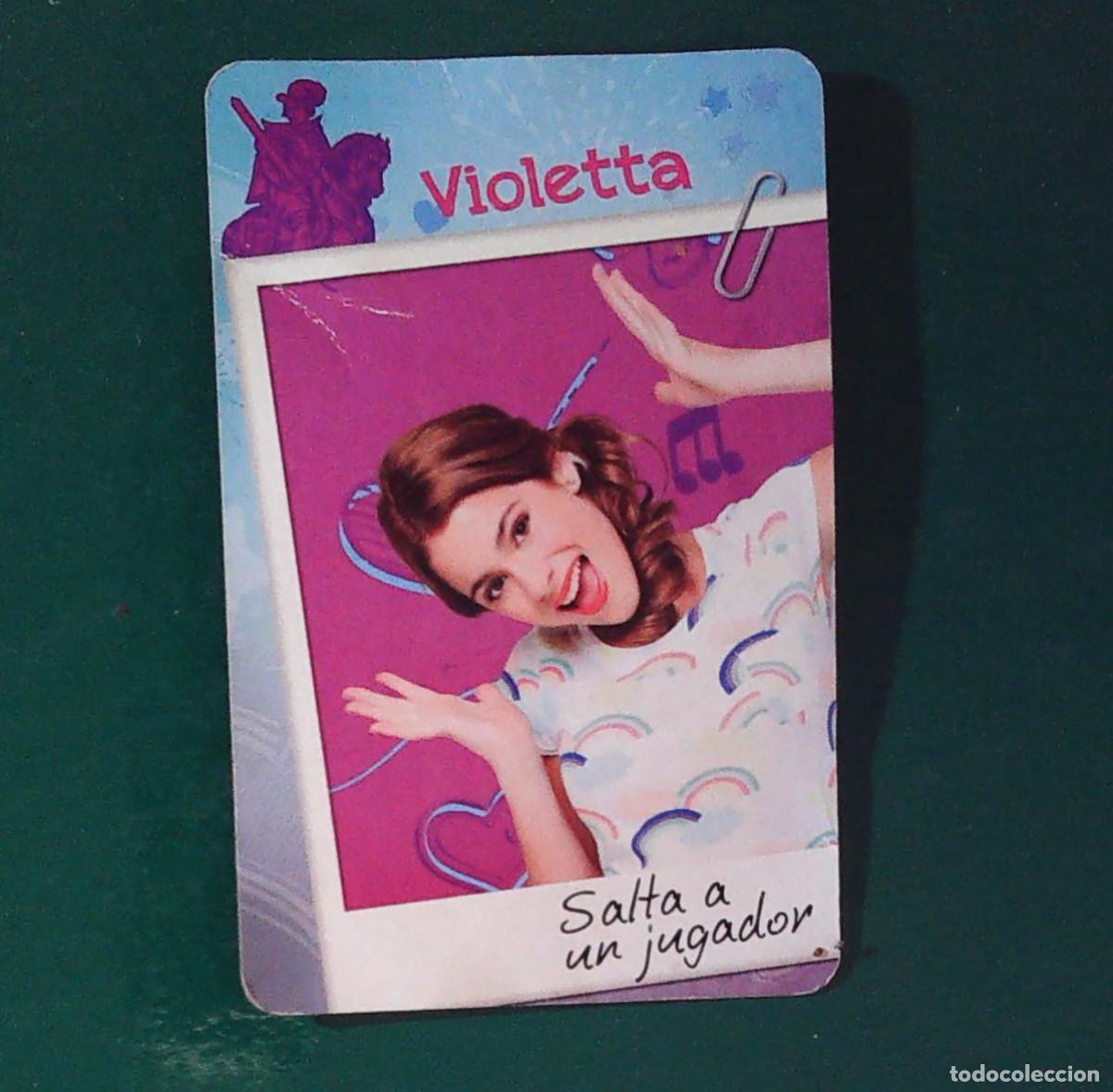 Coleccionismo calendarios: violetta disney carta salta un jugador