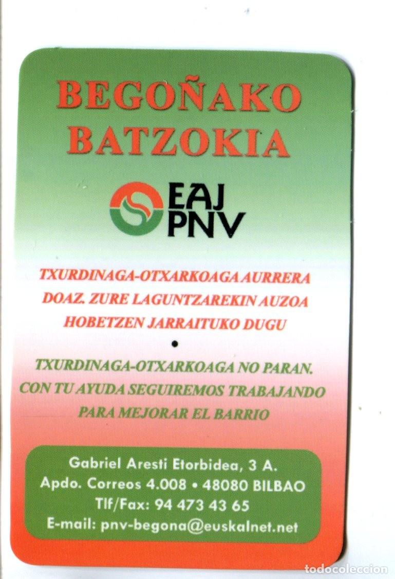 Coleccionismo calendarios: CALENDARIO POL&Iacute;TICO VASCO DEL PARTIDO NACIONALISTA VASCO PNV. A&Ntilde;O 2008
