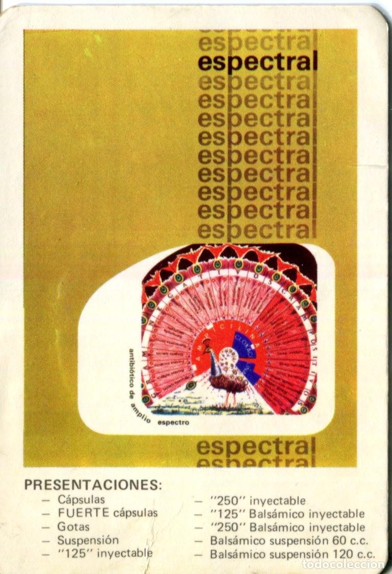 Coleccionismo calendarios: Calendario de publicidad, medicamentos, farmacia, espectral, laboratorios Centrum. a&ntilde;o 1975