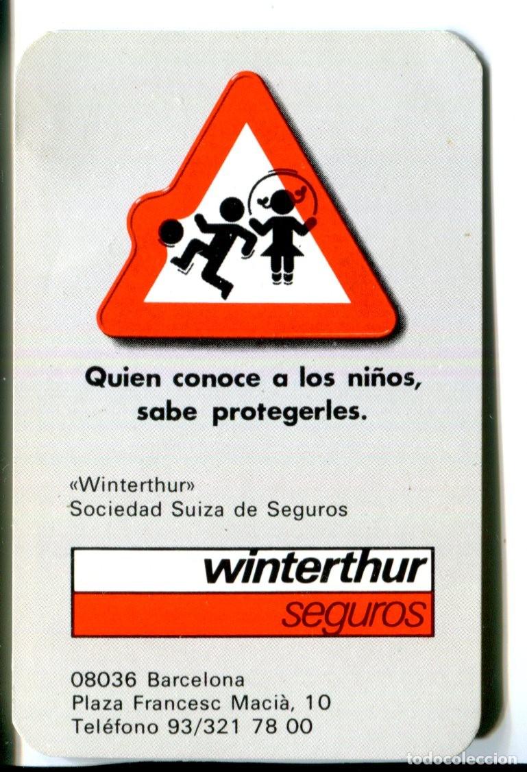 Coleccionismo calendarios: Calendario de publicidad, seguros Winterthur, Madrid a&ntilde;o 1988-89