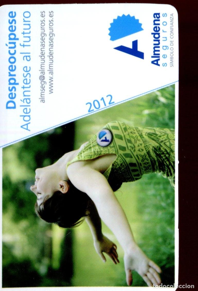 Coleccionismo calendarios: CALENDARIO BOLSILLO - A&Ntilde;O 2012 - ALMUDENA SEGUROS