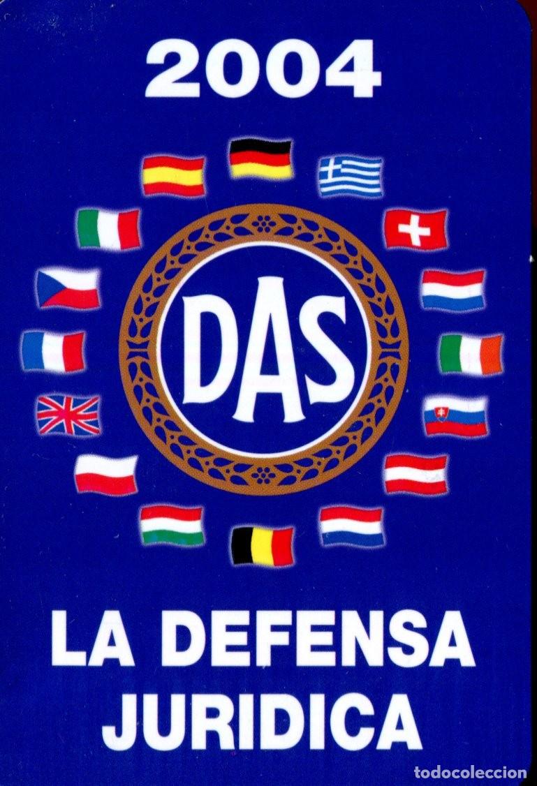 Coleccionismo calendarios: Calendario bolsillo - A&ntilde;o 2004 - DAS DEFENSA JUR&Iacute;DICA SEGUROS