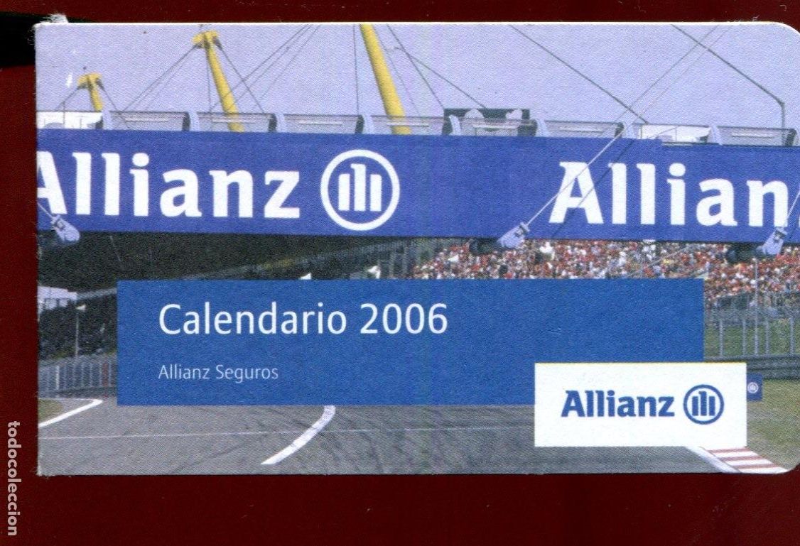 Coleccionismo calendarios: Calendario de bolsillo de Seguros - ALLIANZ - A&Ntilde;O 2006