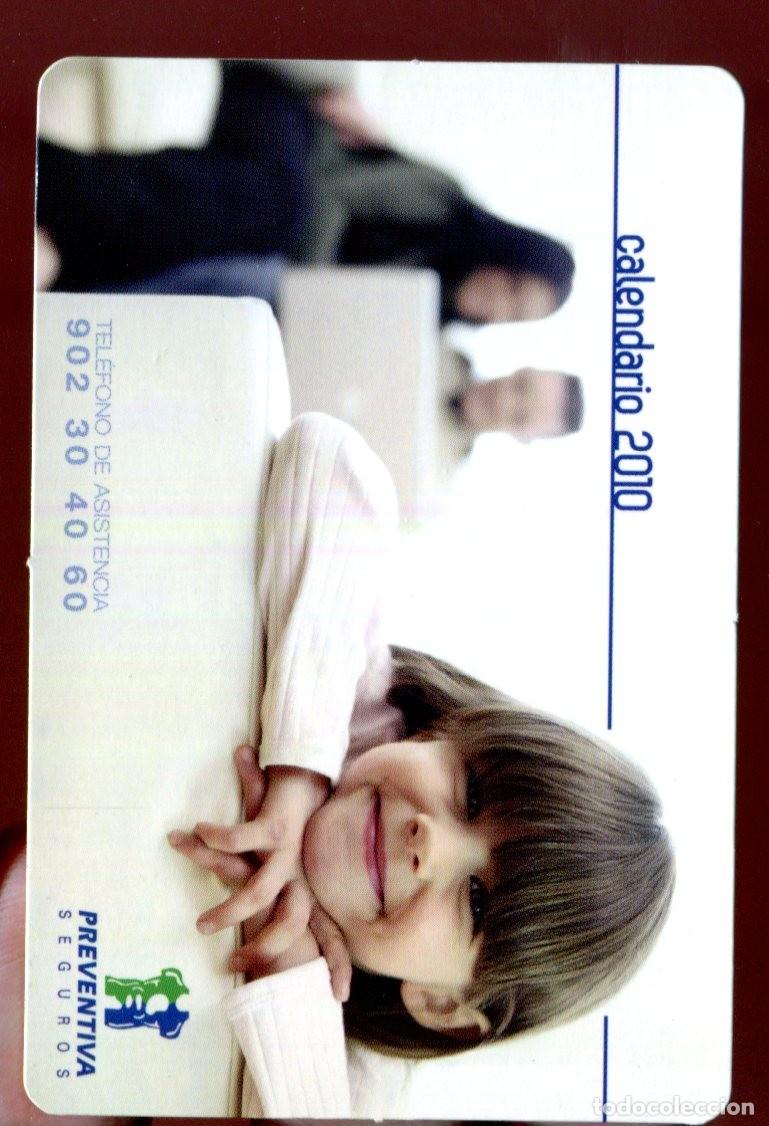 Coleccionismo calendarios: CALENDARIO DE PUBLICIDAD - 2010 - PREVENTIVA SEGUROS