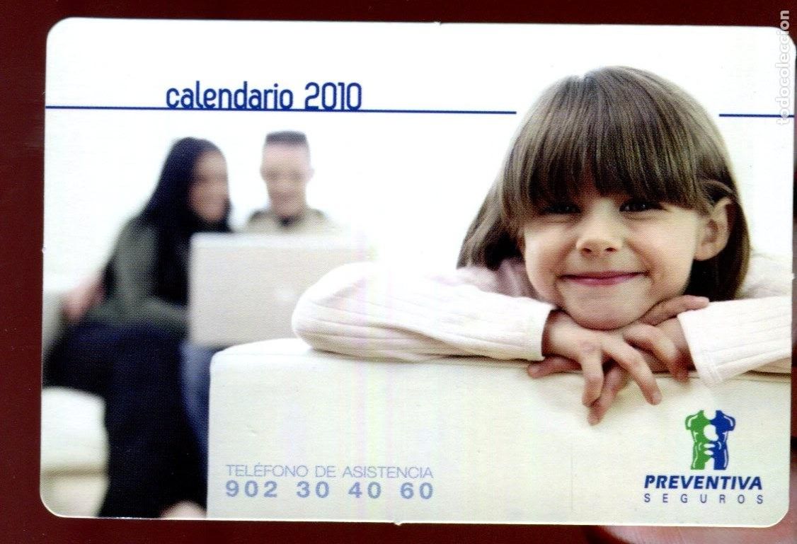 Coleccionismo calendarios: CALENDARIO DE PUBLICIDAD - 2010 - PREVENTIVA SEGUROS