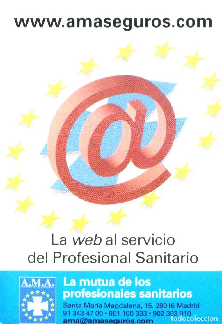 Coleccionismo calendarios: Calendario AMA Seguros 2005. Web al Servicio del Profesional Sanitario