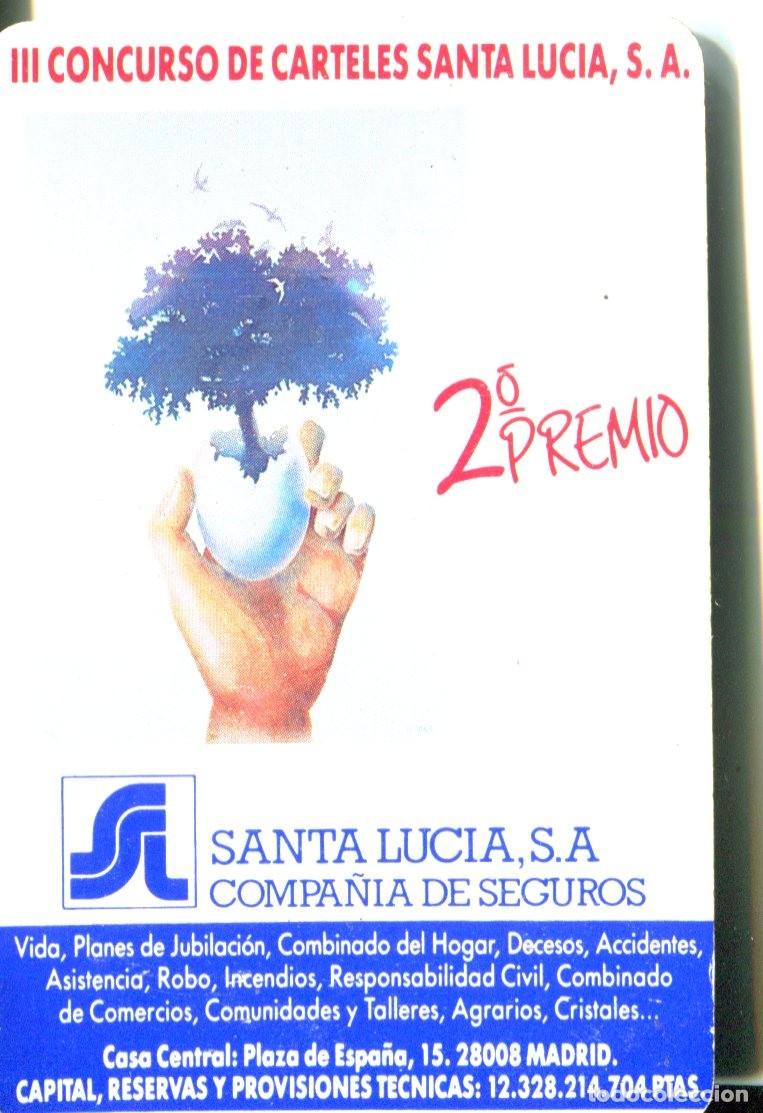 Coleccionismo calendarios: CALENDARIO PUBLICIDAD - 1988 - SEGUROS SANTA LUC&Iacute;A