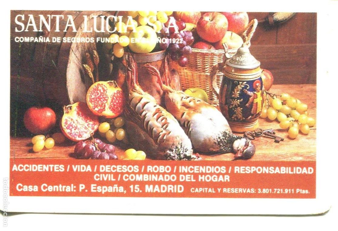 Coleccionismo calendarios: CALENDARIO PUBLICIDAD - 1983 - SEGUROS SANTA LUC&Iacute;A
