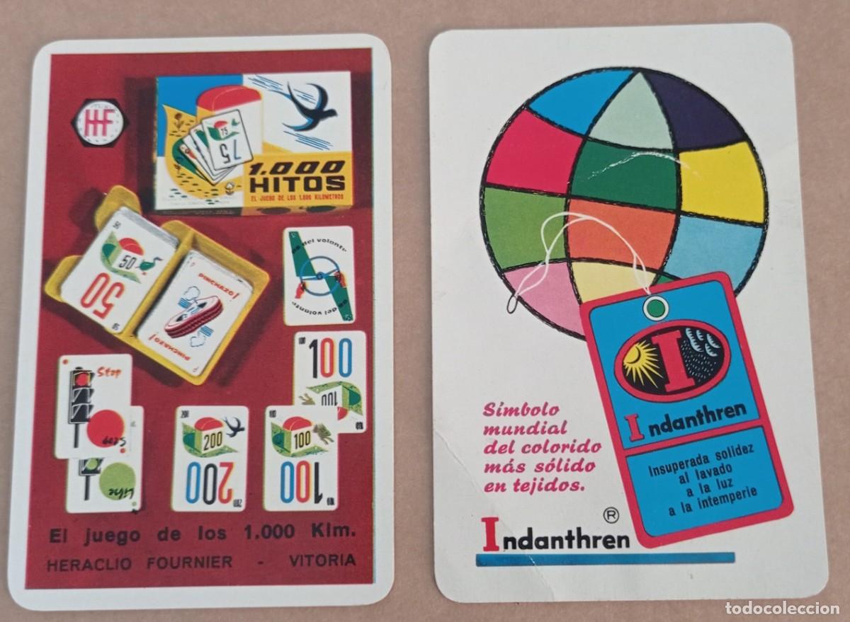 Coleccionismo calendarios: CALENDARIO FOURNIER 1965 - EL JUEGO DE LOS 1000 KLM - INDANTHREN