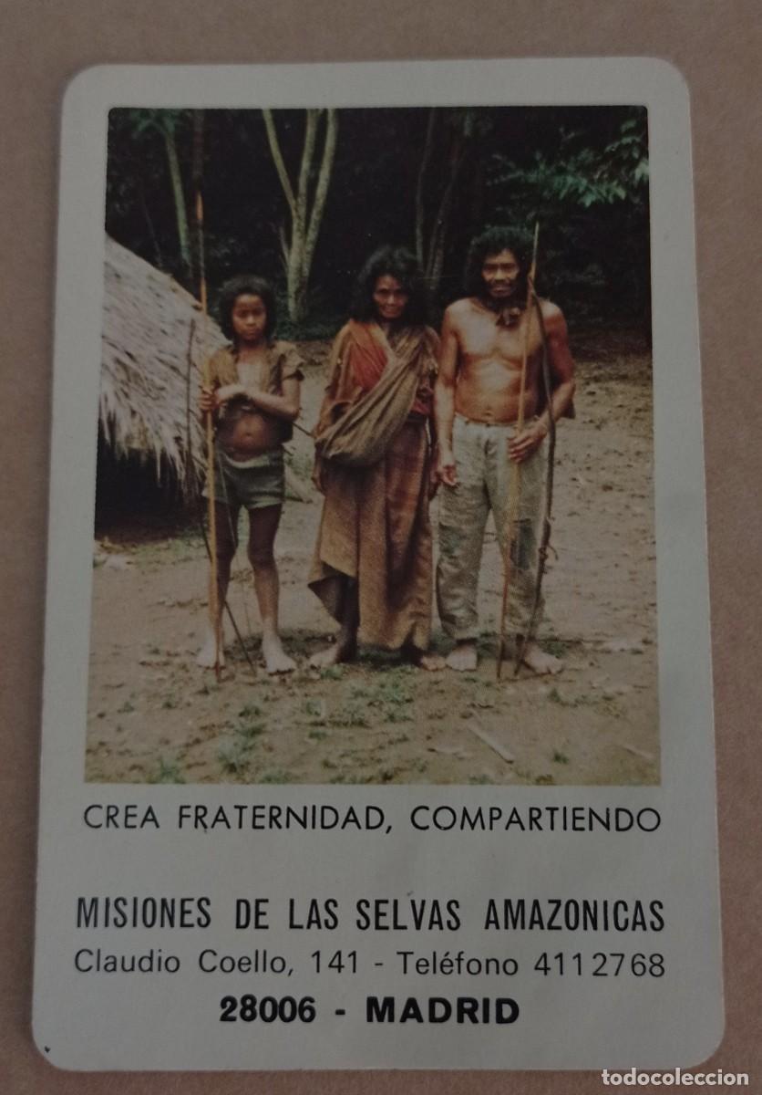 Coleccionismo calendarios: CALENDARIO FOURNIER 1985 - MISIONES DE LAS SELVAS AMAZONICAS