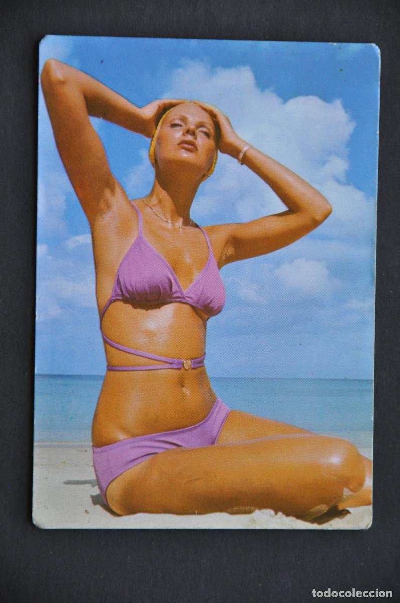 Coleccionismo calendarios: CALENDARIO MODELO FEMENINA 1976 - PUBLICIDAD TORRELAVEGA