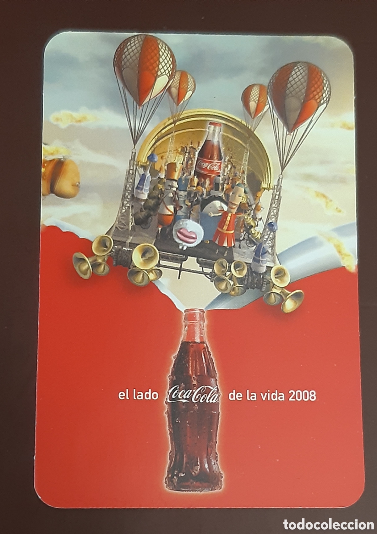 Coleccionismo calendarios: Calendario Coca Cola 2008