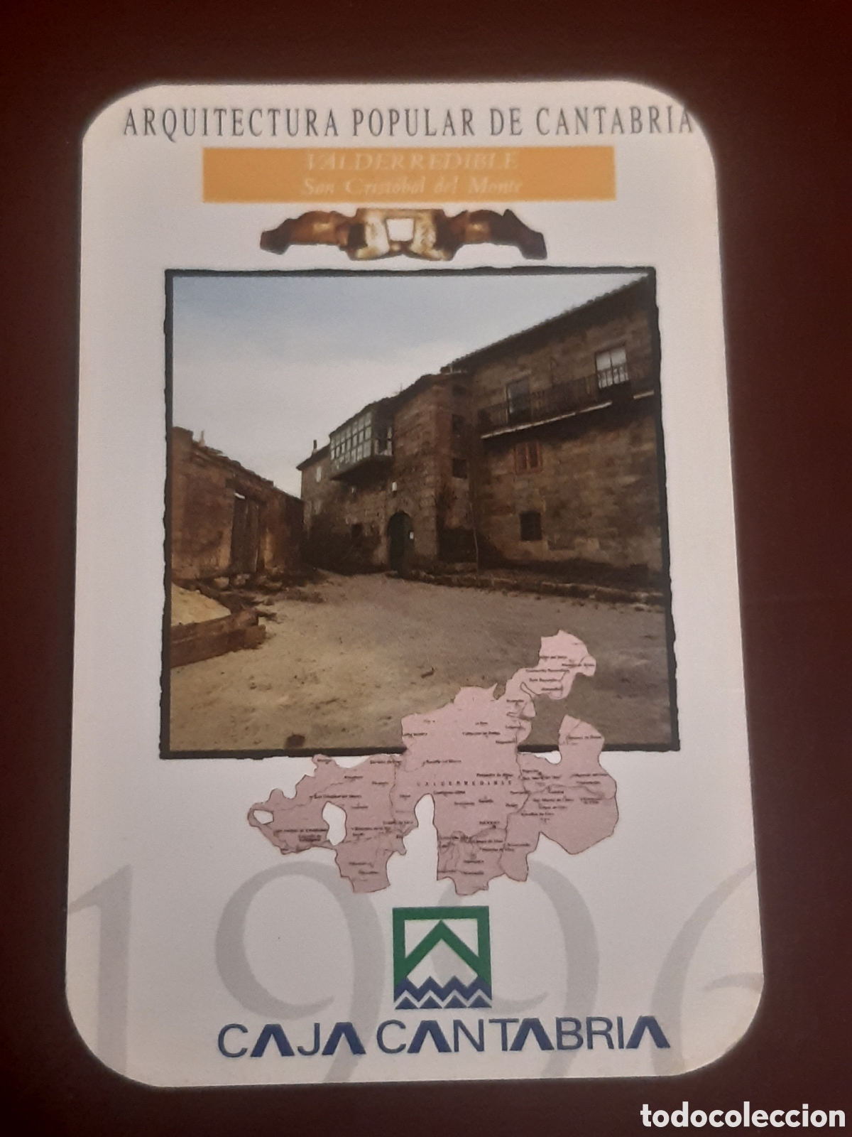 Coleccionismo calendarios: Calendario Caja Cantabria 1996