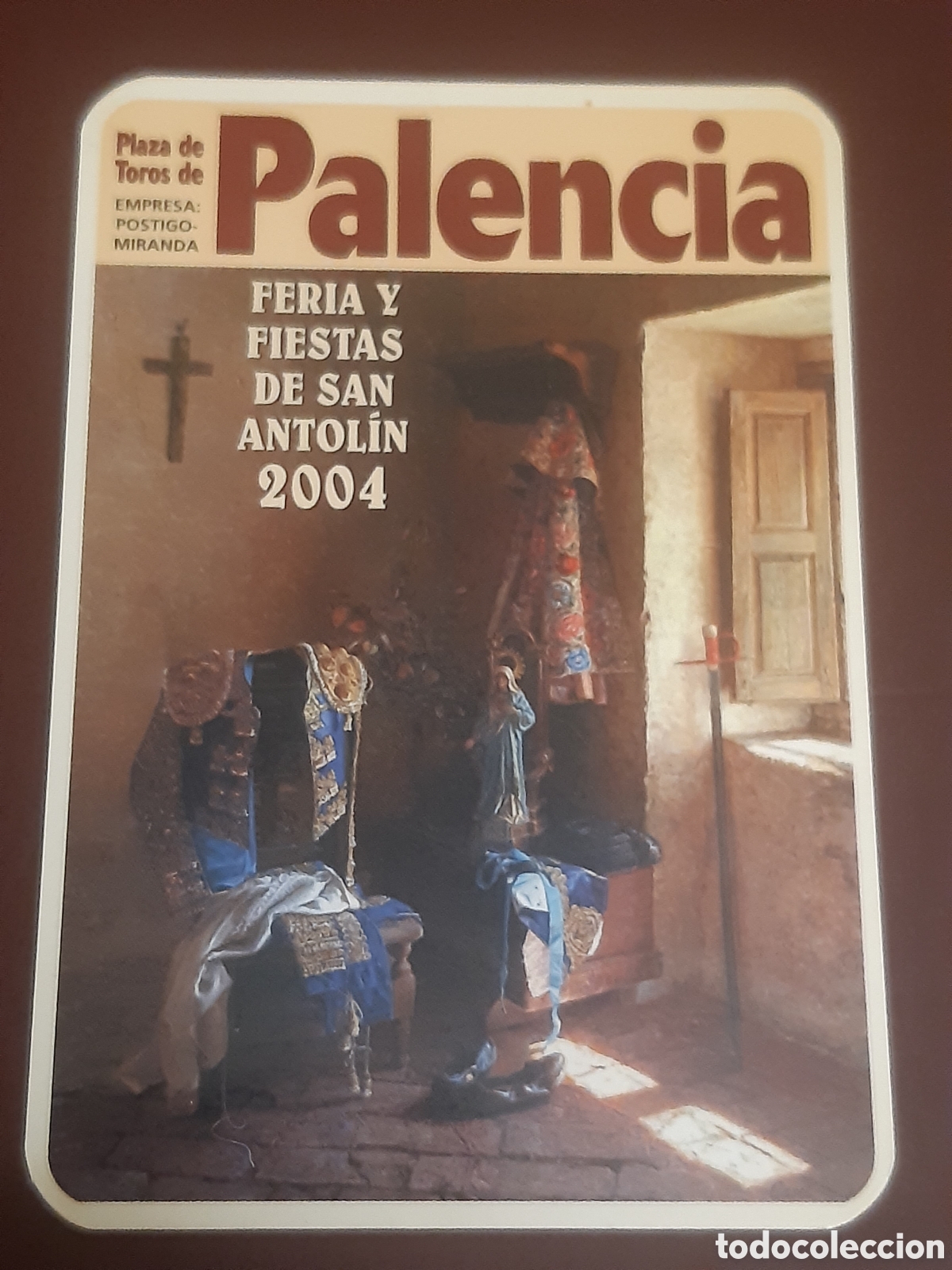 Coleccionismo calendarios: Calendario Feria toros Palencia 2005
