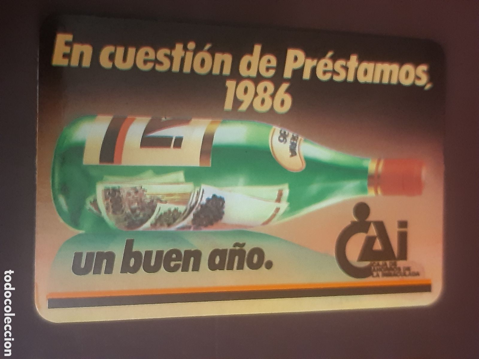 Coleccionismo calendarios: Calendario Caja CAI 1986