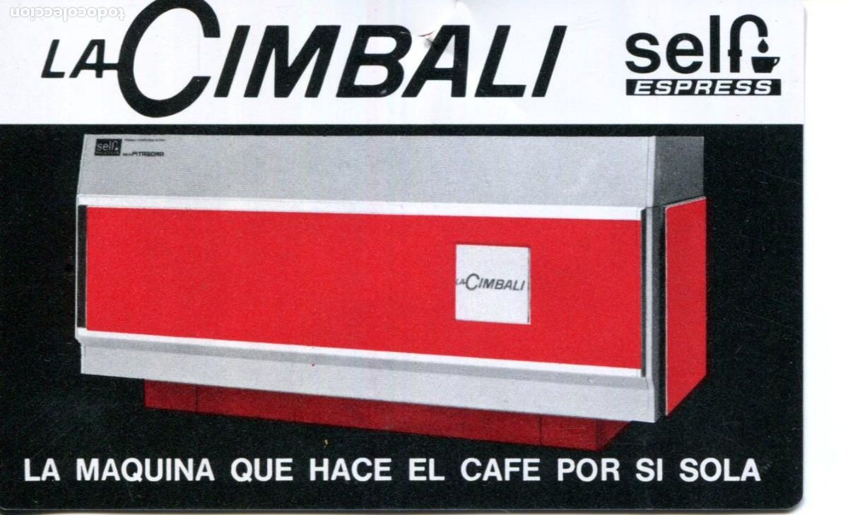 Coleccionismo calendarios: CALENDARIO PUBLICITARIO. LA CIMBALI. M&Aacute;QUINA DE CAF&Eacute;. A&Ntilde;O 1967
