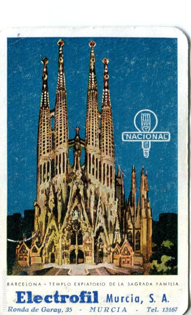 Coleccionismo calendarios: CALENDARIO ELECTROFIL EN MURCIA A&Ntilde;O 1963
