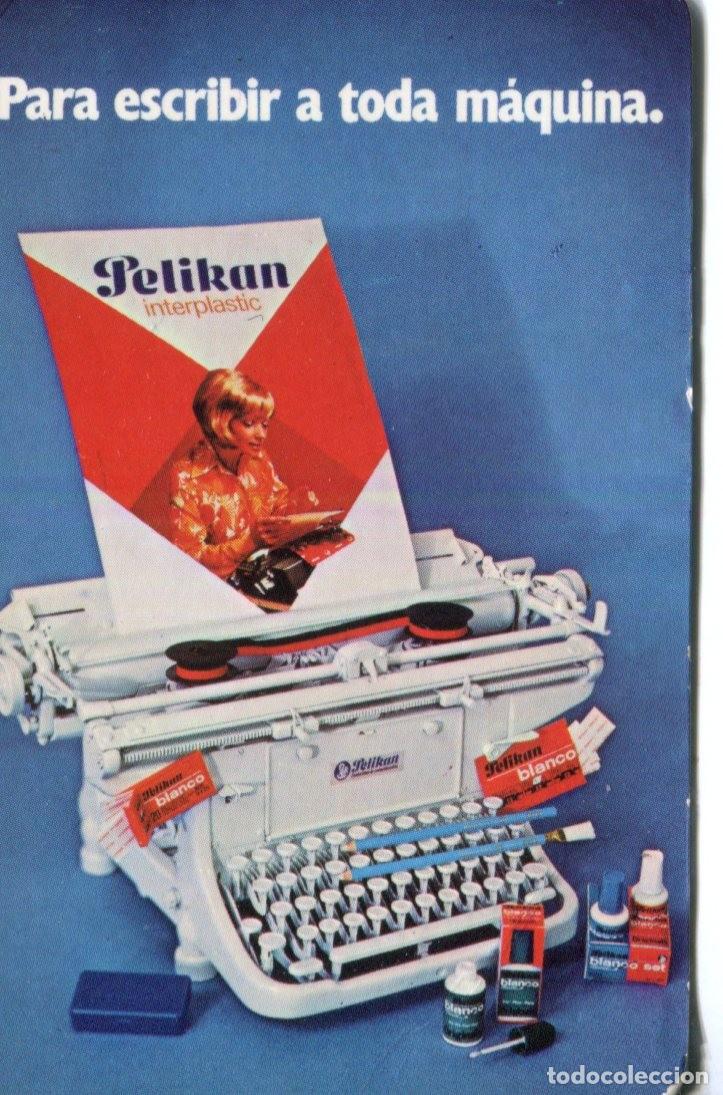 Coleccionismo calendarios: Calendario bolsillo - PELIKAN - PARA ESCRIBIR A TODA MAQUINA - A&ntilde;o 1984