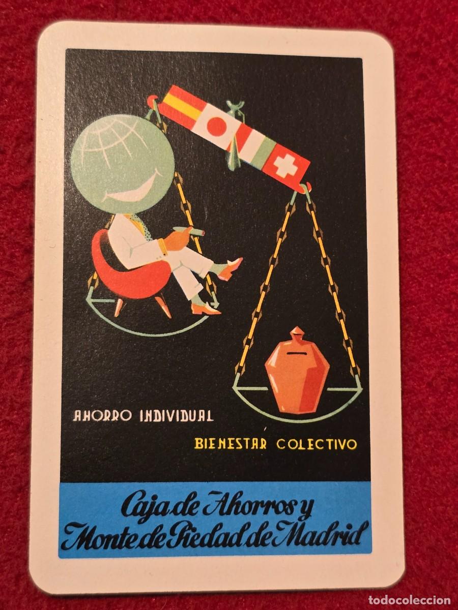 Coleccionismo calendarios: CALENDARIO DE BOLSILLO FOURNIER CAJA AHORROS Y MONTE DE PIEDAD DE MADRID 1962