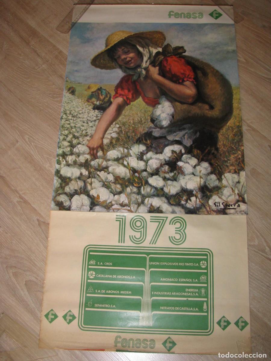 Coleccionismo calendarios: CALENDARIO DE PARED. FENASA, GRUPO CROS. 1973. 102X50 CM.