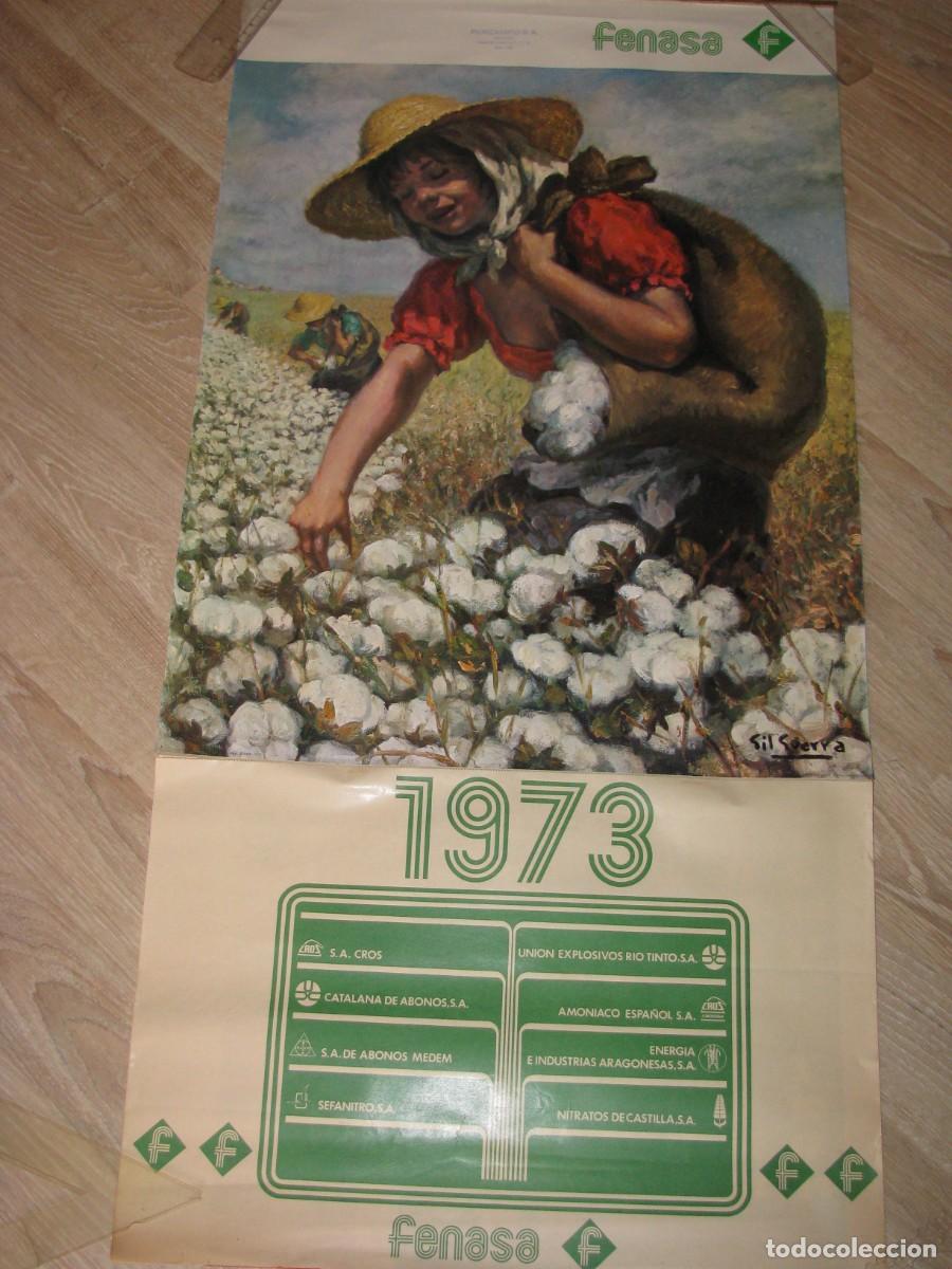 Coleccionismo calendarios: CALENDARIO DE PARED. FENASA, GRUPO CROS. 1973. 102X50 CM.