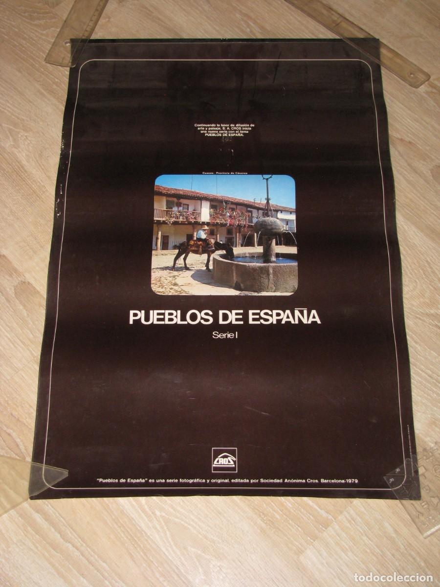 Coleccionismo calendarios: CALENDARIO DE PARED 1979. GRUPO CROS. PUEBLOS DE ESPA&Ntilde;A. SERIE 1. 62X41 CM