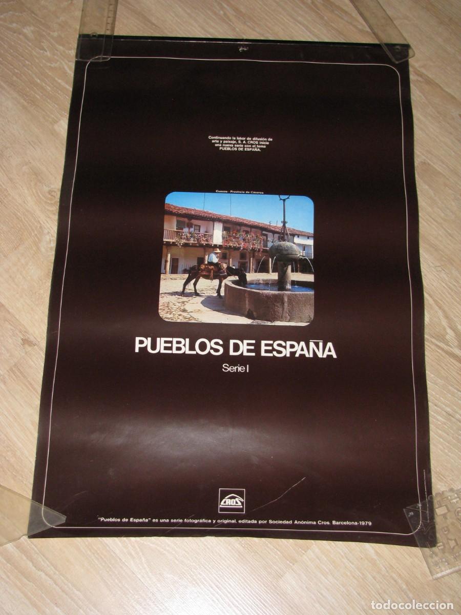 Coleccionismo calendarios: CALENDARIO DE PARED 1979. GRUPO CROS. PUEBLOS DE ESPA&Ntilde;A. SERIE 1. 62X41 CM