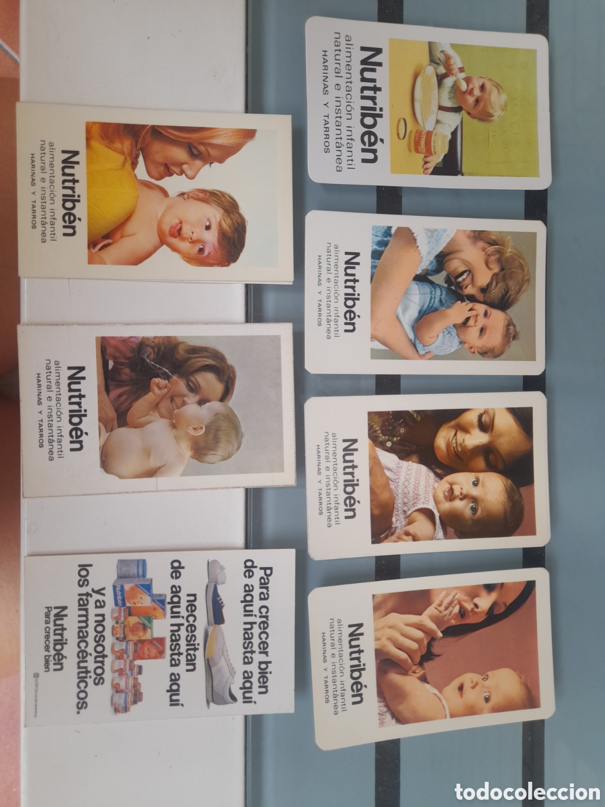 Coleccionismo calendarios: Lote 7 Calendarios de Bolsillo Antiguos Nutrib&eacute;n Laboratorios Alter (1972 a 1987) Farmacia