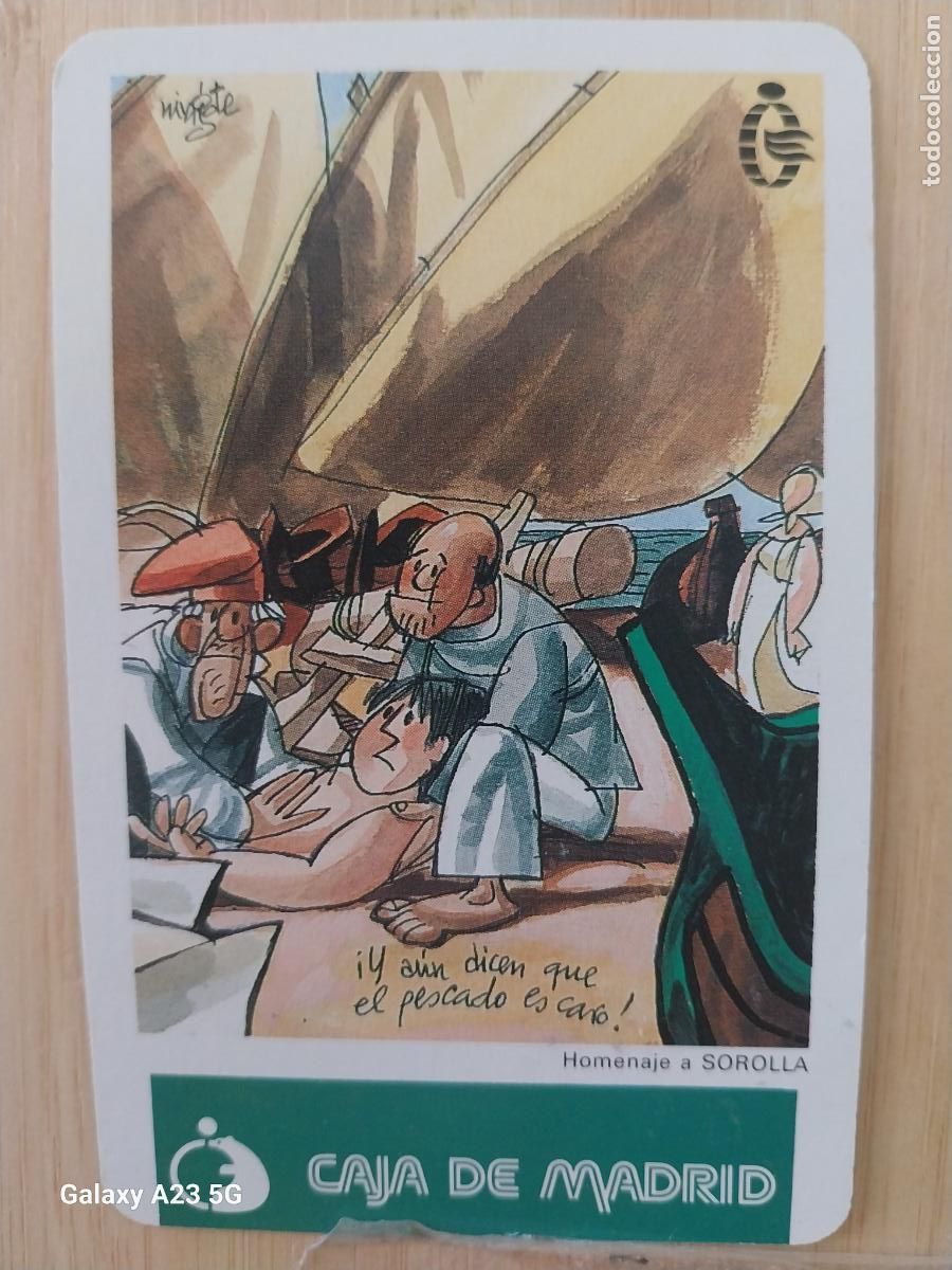 Coleccionismo calendarios: FOURNIER MINGOTE SOROLLA PUBLI CAJA MADRID A&Ntilde;O 1990 ORIGINAL USADO