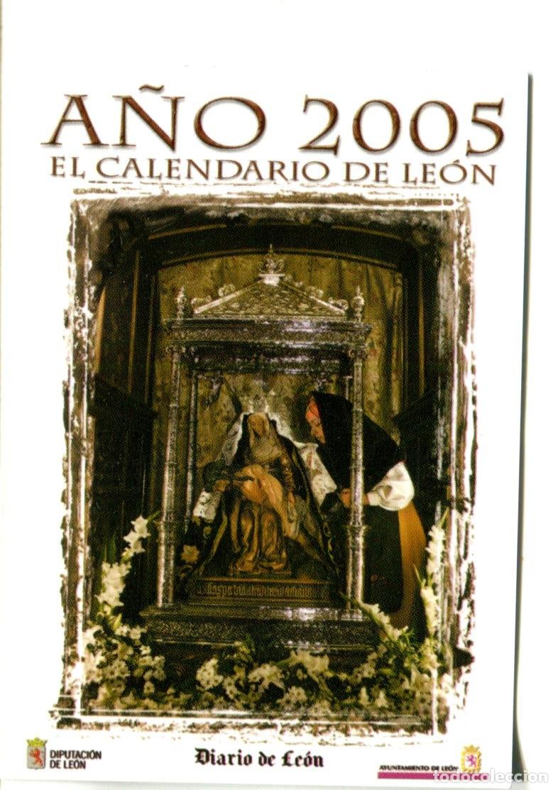 Coleccionismo calendarios: CALENDARIO PUBLICITARIO PERIODICO DIARIO DE LEON A&Ntilde;O 2005 VER FOTO