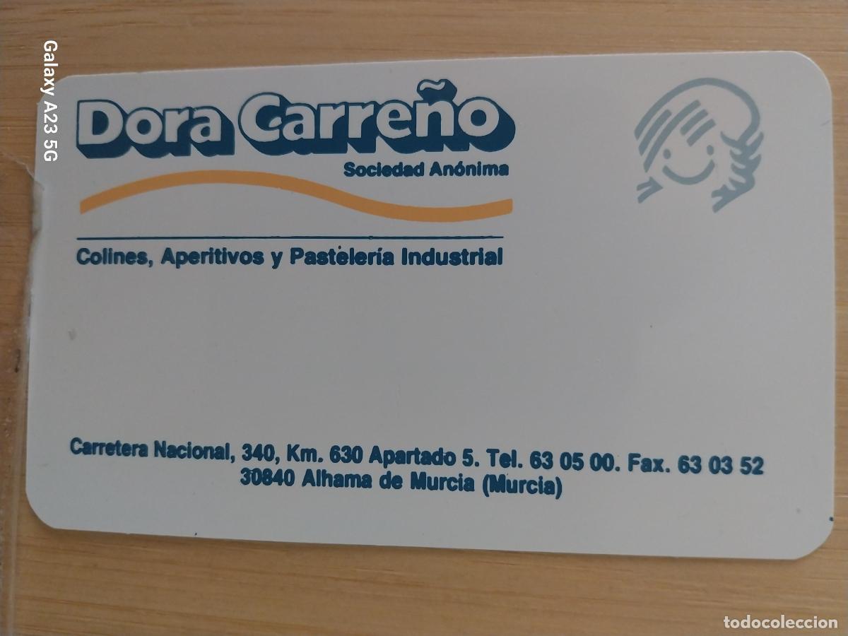 Colecionismo Calend&aacute;rios: DORA CARRE&Ntilde;O APERITIVOS CALENDARIO 1991 PROMOCIONAL ALIMENTACION
