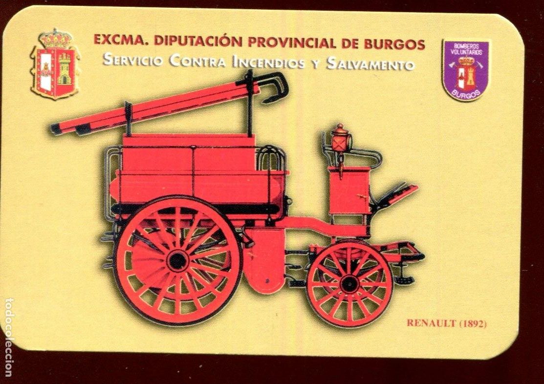 Coleccionismo calendarios: Calendario Diputacion de Burgos 2005. Coche bomberos antiguo. Servicio contra incendios y salvamento