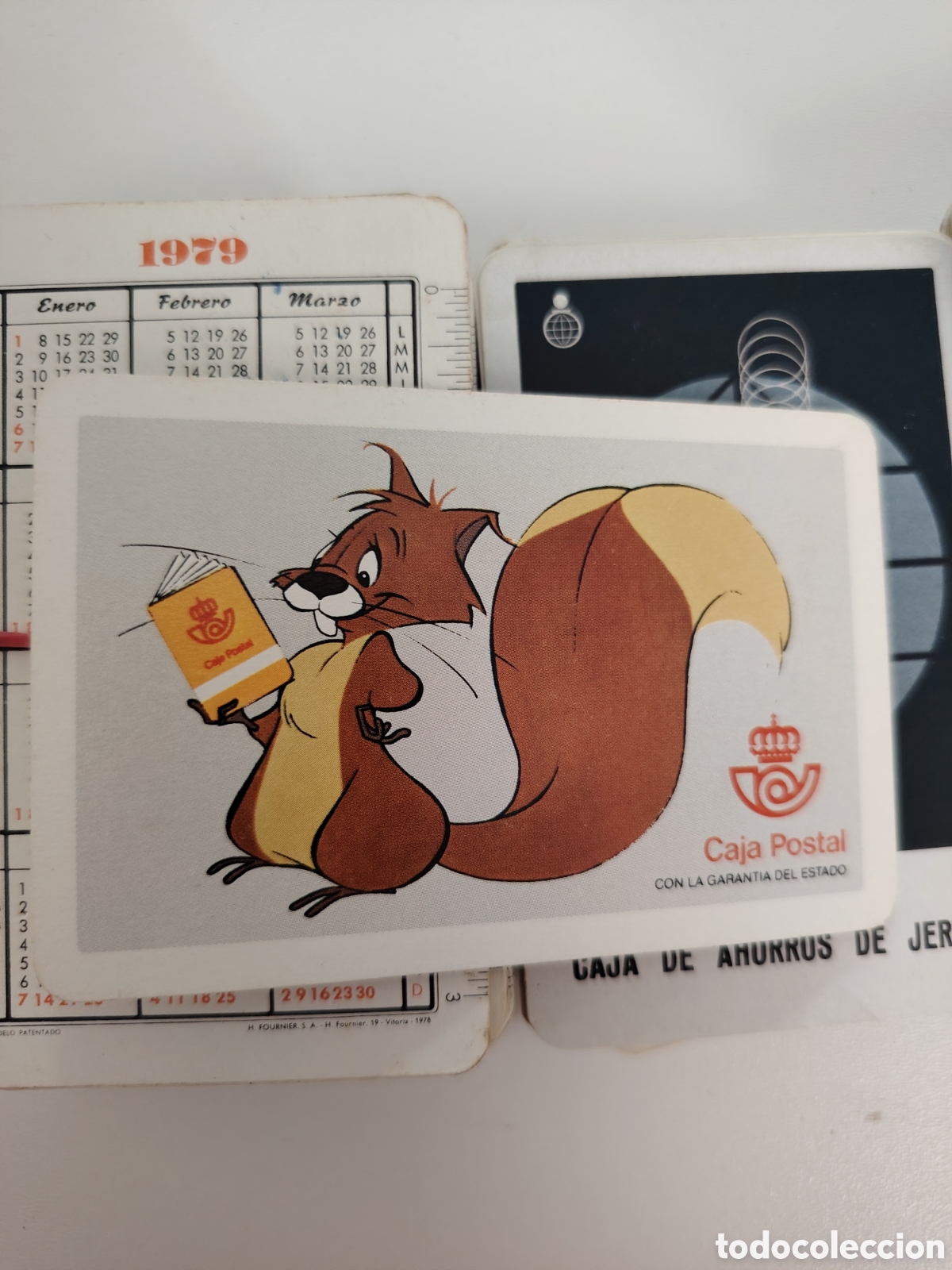 Coleccionismo calendarios: Calendario fournier caja postal 1983