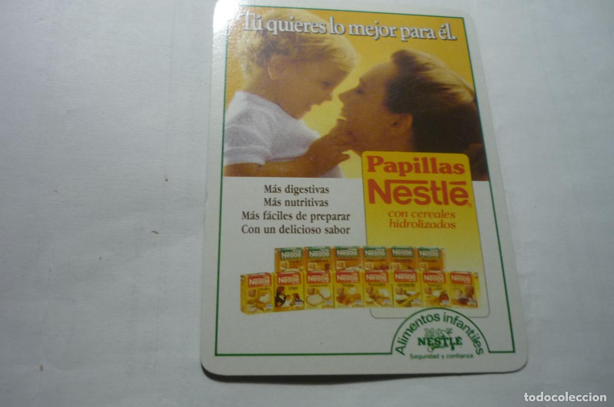 Coleccionismo calendarios: calendario papillas nestle 1990