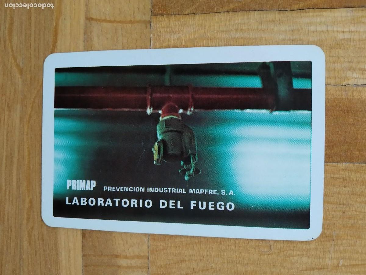 Colecionismo Calend&aacute;rios: CALENDARIO FOURNIER MAPFRE PRIMAP LABORATORIO DEL FUEGO A&Ntilde;O 1982 VER FOTOS NUEVO