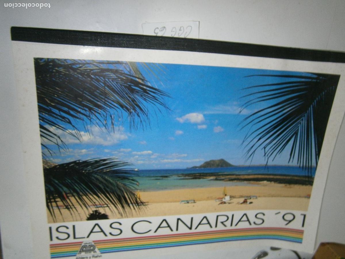 Coleccionismo calendarios: ANTIGUO CALENDARIO AHLERS Y RAHN A&Ntilde;O 1991 - ISLAS CANARIAS